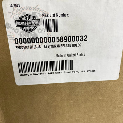 Parafango anteriore OEM 58900032