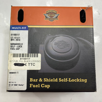 Tapón de depósito Bar & Shield con cierre con llave OEM 61100117