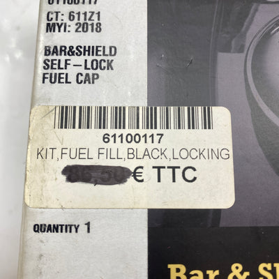 Tapón de depósito Bar & Shield con cierre con llave OEM 61100117