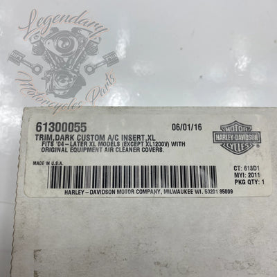 Inserto do filtro de ar Drak Custom OEM 61300055