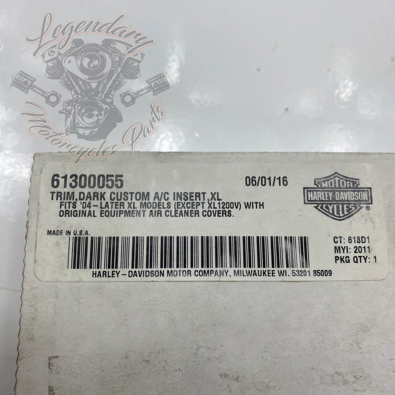 Inserto do filtro de ar Drak Custom OEM 61300055