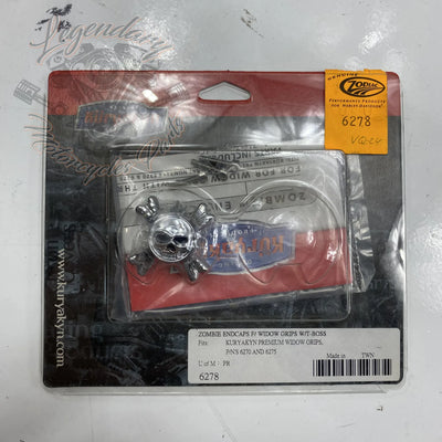 Embout de poignée tête de mort OEM 6278