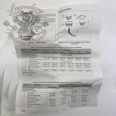 Tampas de tanque e vareta OEM 62818-06E