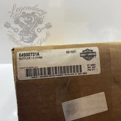 Silencer, left OEM 64900731A