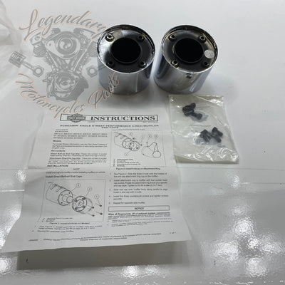 Embouts de silencieux 4 OEM 65100019