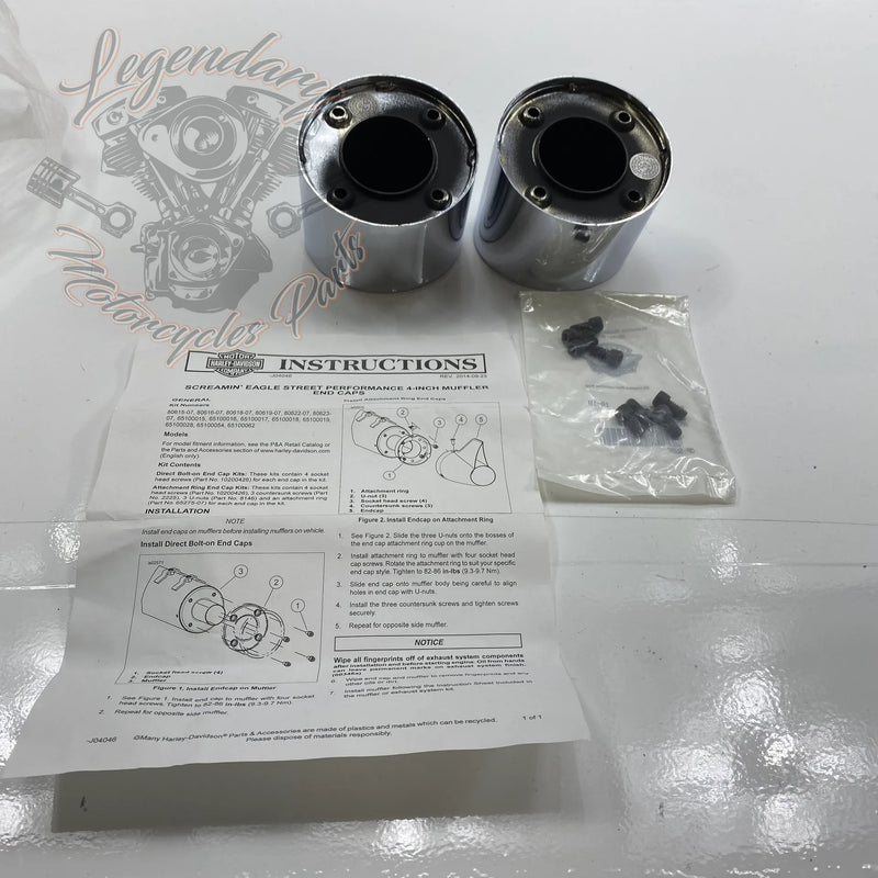 Embouts de silencieux 4 OEM 65100019