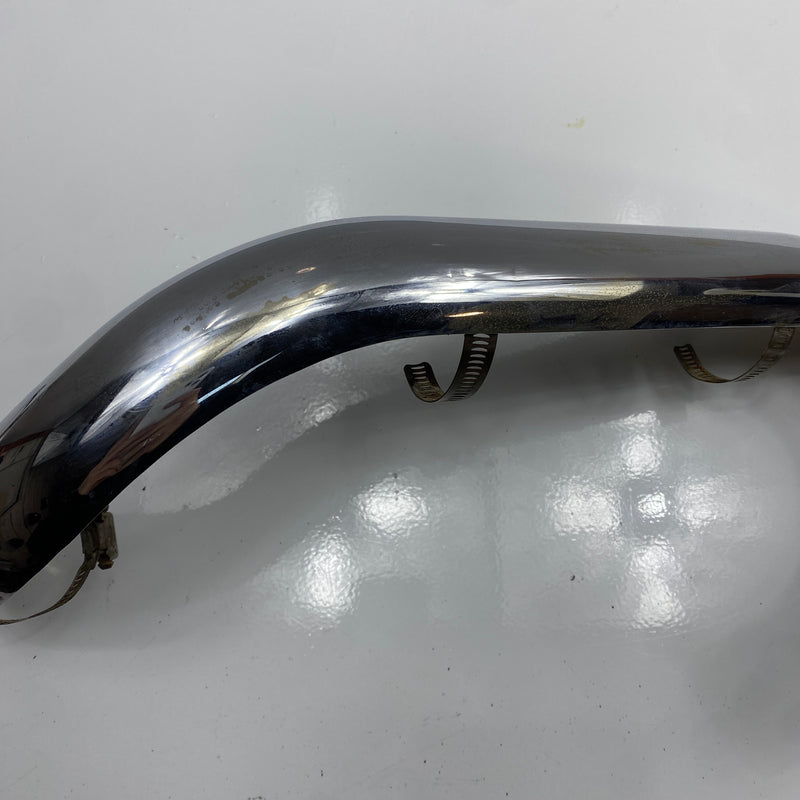 Chrome rear exhaust cover
