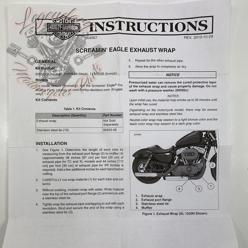 Fascia termica OEM 65855-08