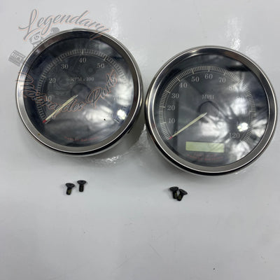 Compteur de vitesse en mph et compte-tours OEM 67478-04