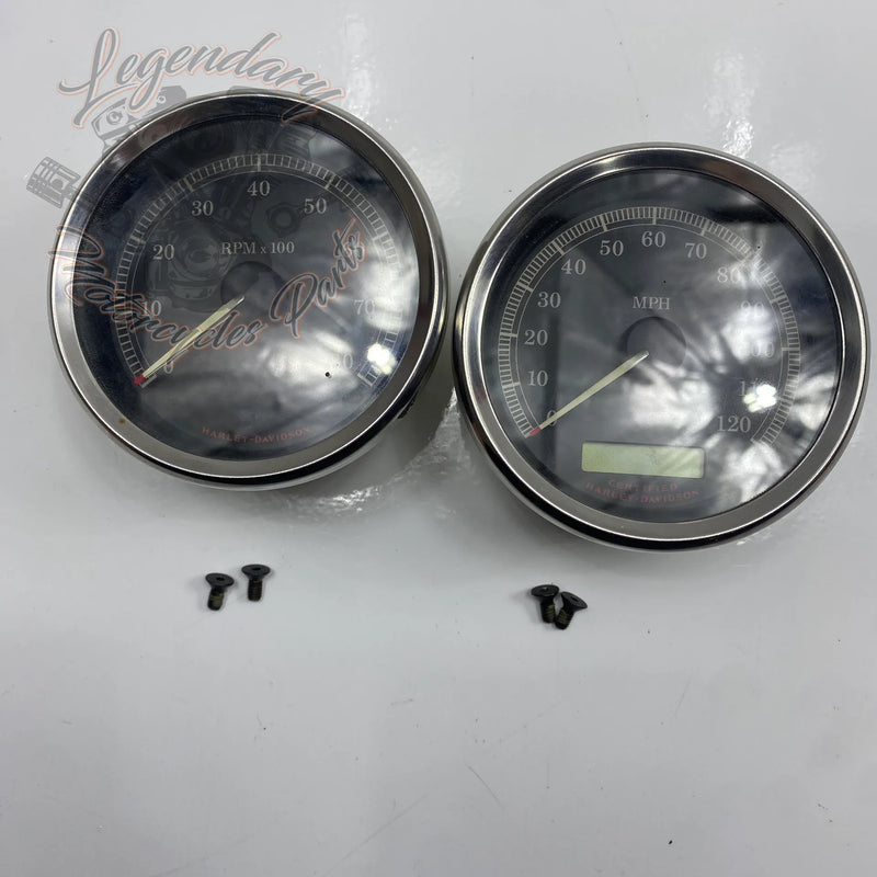 Compteur de vitesse en mph et compte-tours OEM 67478-04