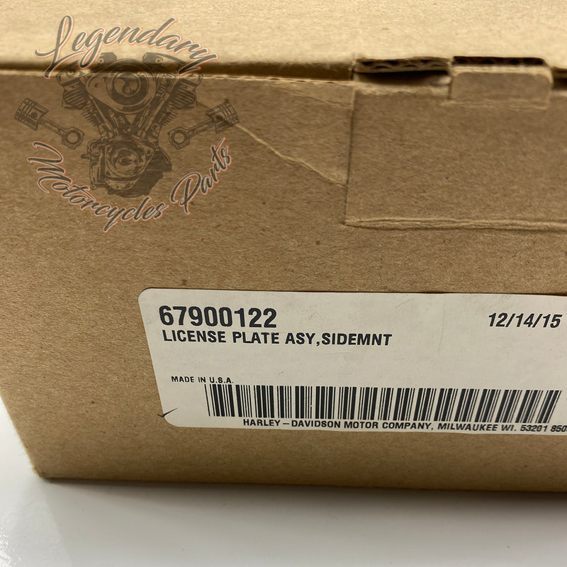 Side mount license plate bracket OEM 67900122