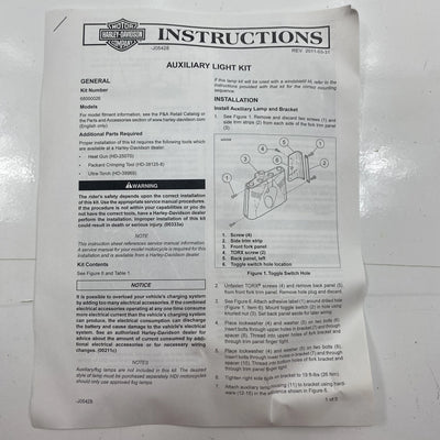Additional Headlights Kit OEM 68000026