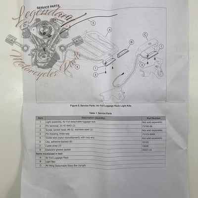 OEM 68000076 achterklepverlichting