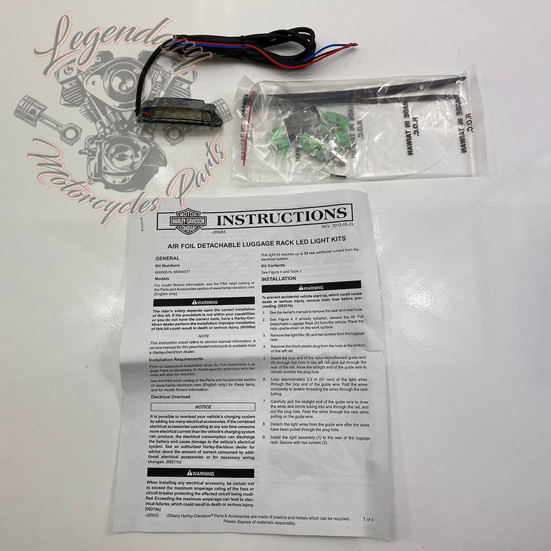 Luggage rack light OEM 68000077