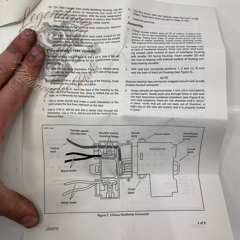 Headlight housing OEM 68061-94B