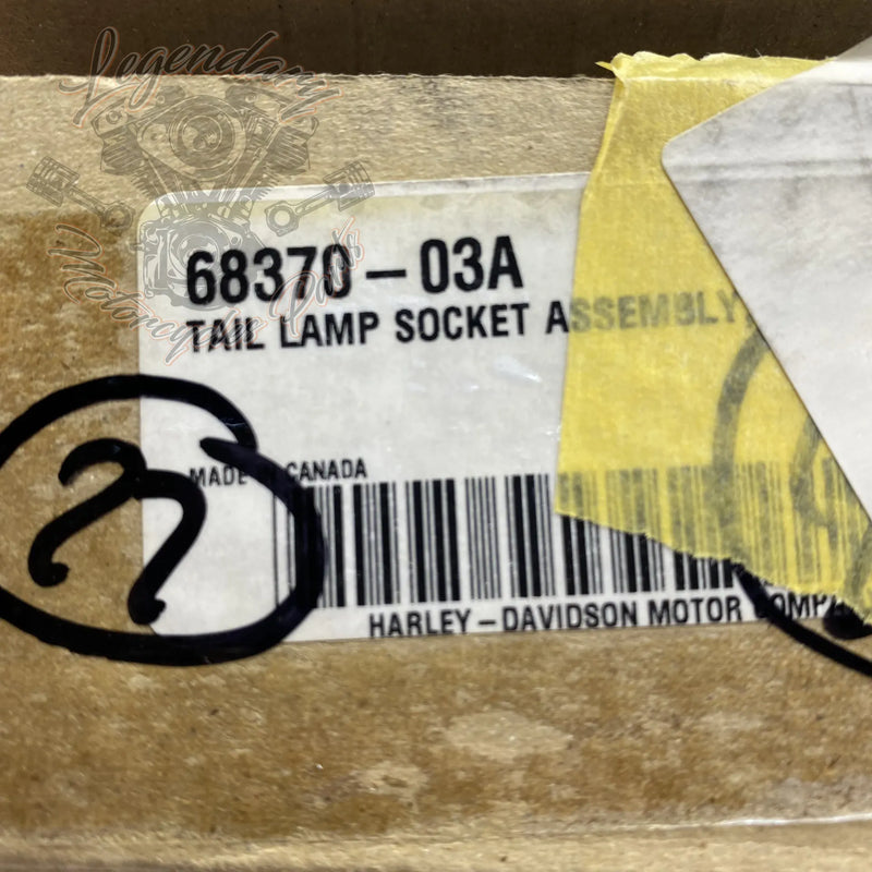 Rear Light Harness and Bulb OEM 68370-03A