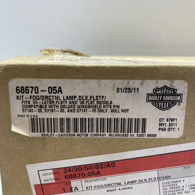 Deluxe Auxiliary Light Kit OEM 68670-05A