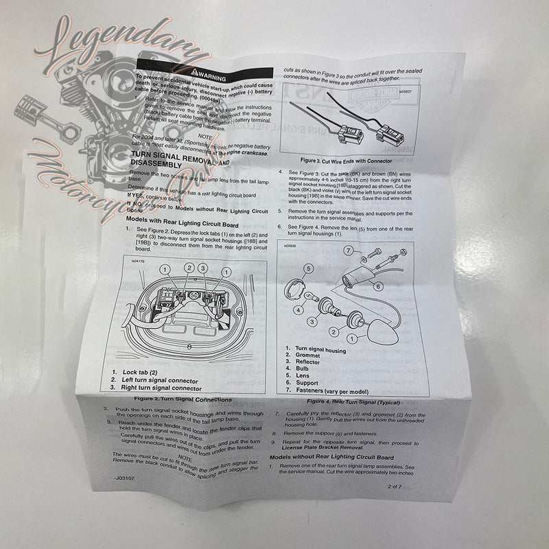 Rücklicht Blinker Relocation Kit OEM 68733-02A