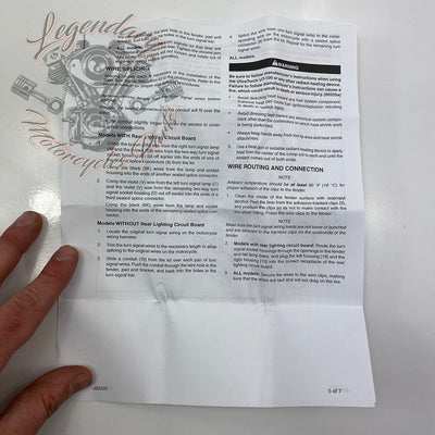 Rücklicht Blinker Relocation Kit OEM 68733-02A