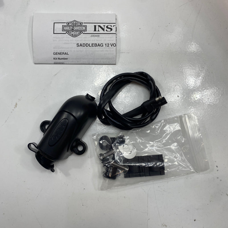 12V Power Outlet Kit for Saddlebag OEM 69200091