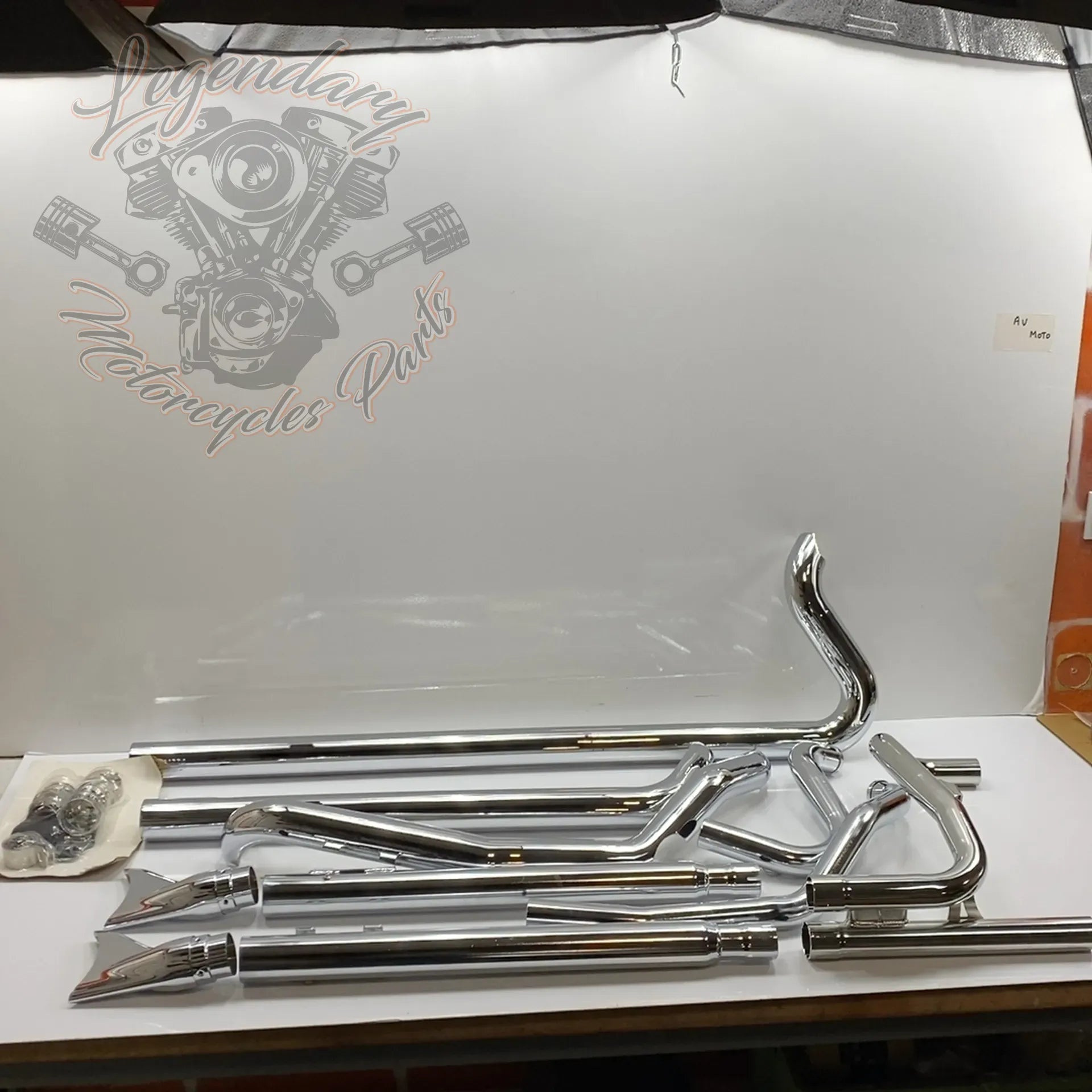 Ligne d'échappement Fishtail Speedster Duals Ref 6974 – Legendary Parts