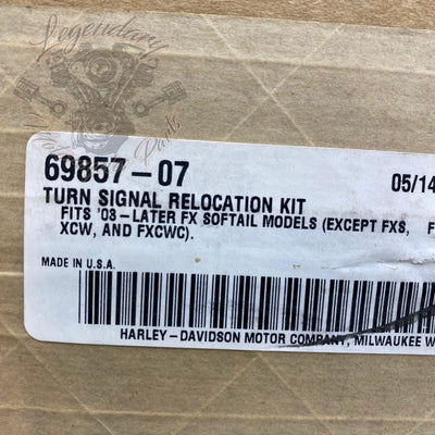 Kit de relocalisation des clignotants arrière OEM 69857-07