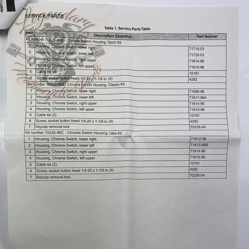 OEM-schakelaars 70223-96B