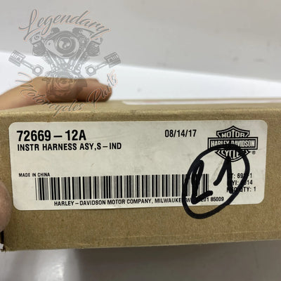 Feixe do velocímetro OEM 72669-12A