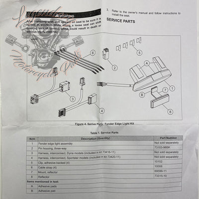 Luč zadnjega blatnika OEM 73416-11