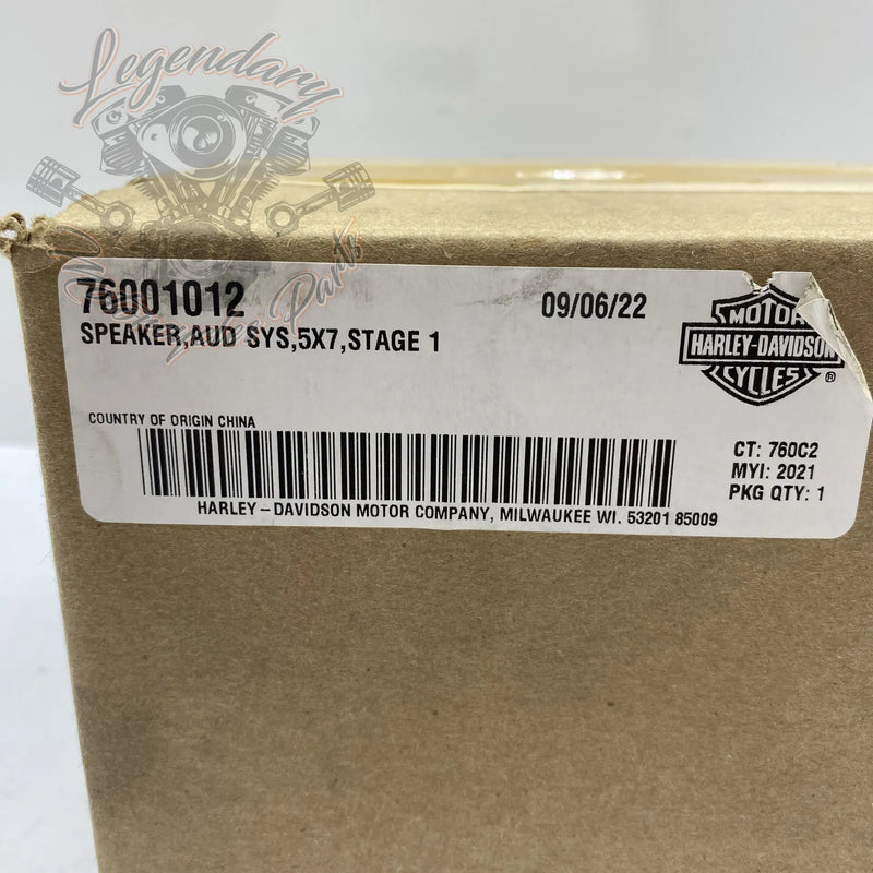 Haut-parleur Stage I de valise droite OEM 76001012
