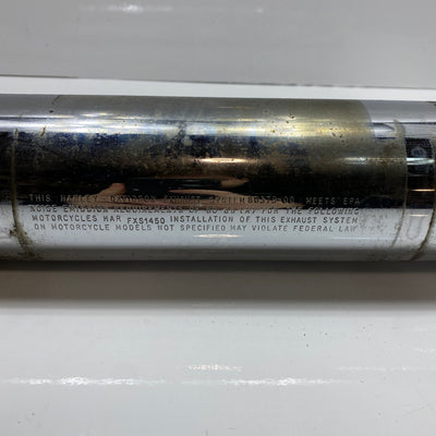 Front Slash Cut Screamin' Eagle Muffler OEM 80379-00