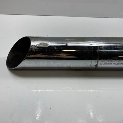 Front Slash Cut Screamin' Eagle Muffler OEM 80379-00