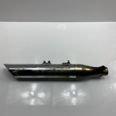Front Slash Cut Screamin' Eagle Muffler OEM 80379-00