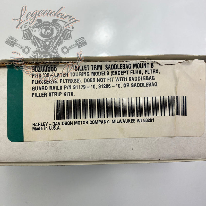 Saddlebag Mounting Bracket Cover OEM 90200666