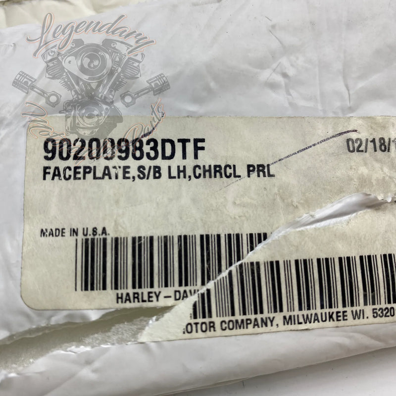 Placa de fecho de alforje esquerdo OEM 90200983DTF