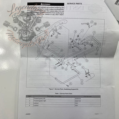 Satteltaschenhalter OEM 90881-09A