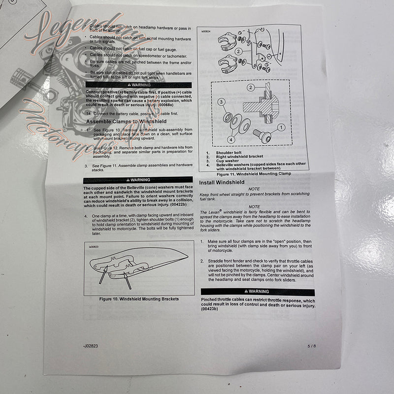 Detachable Windscreen OEM 58063-04