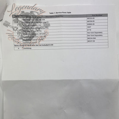 Satteltaschen-Erweiterungskit OEM 90999-09