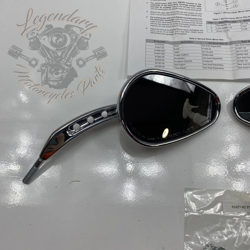 Paire de rétroviseurs Buckshot OEM 92096-05