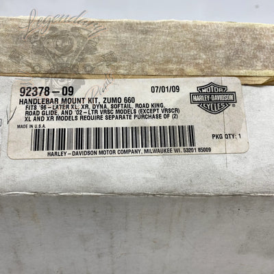 Kit de montage au guidon Zumo 660 OEM 92378-09