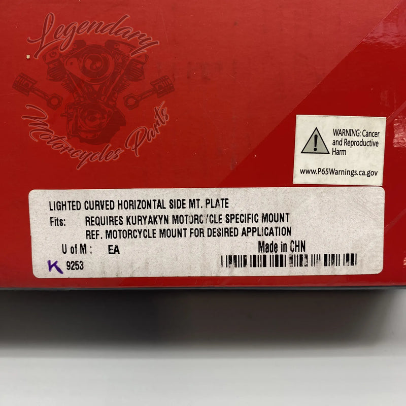 Soporte de matrícula lateral OEM 9253