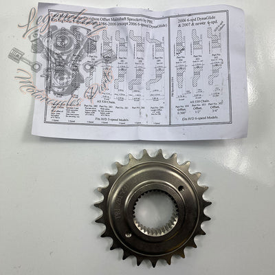 Pignone di trasmissione offset 23 denti Rif. 930045