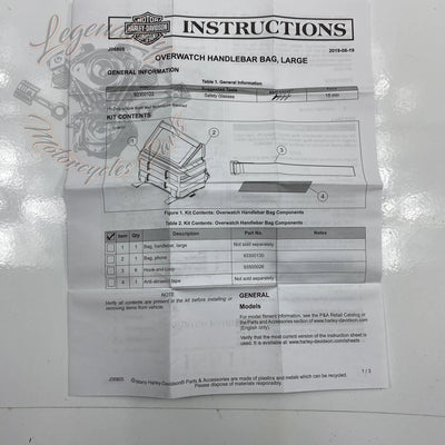 Torba na kierownicę Overwatch OEM 93300122