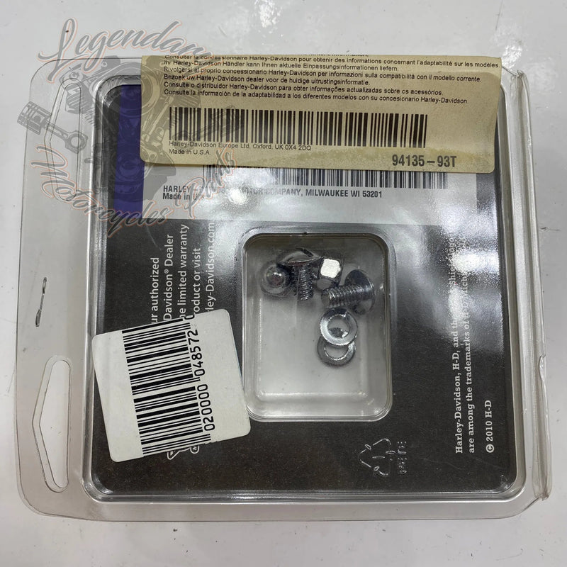 Komplet vijakov za montažo registrske tablice 1/4"-20 OEM 94135-93T