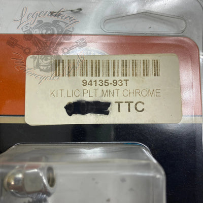 Komplet vijakov za montažo registrske tablice 1/4"-20 OEM 94135-93T