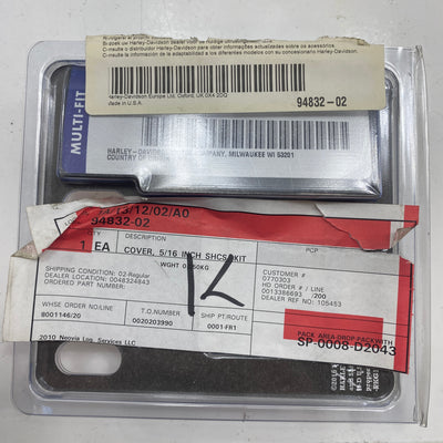 Socket Head Cap Screw Cover Kit OEM 94832-02