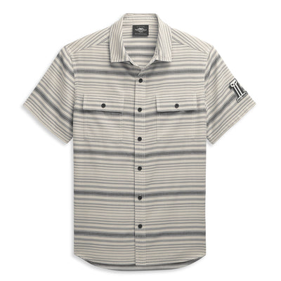 Camisa #1 a rayas horizontales - Hombre