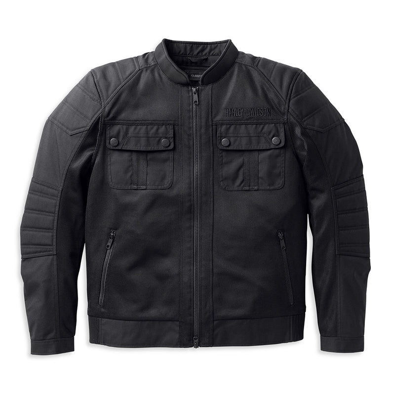 Veste Zephyr Mesh - Homme avec doublure zippée - Noir