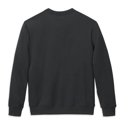 Pull à col rond Bar & Shield - Homme