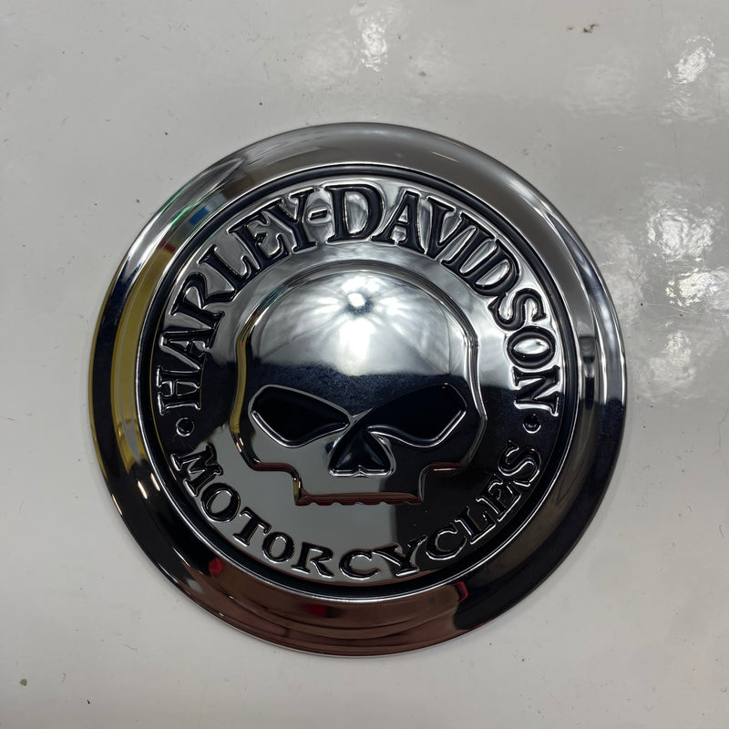Skull Fuel Tank Cap Medallion OEM 99669-04